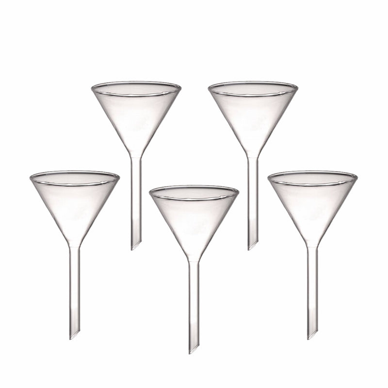TN LAB Lab Funnel Borosilicate Glass 60mm 5-Pack