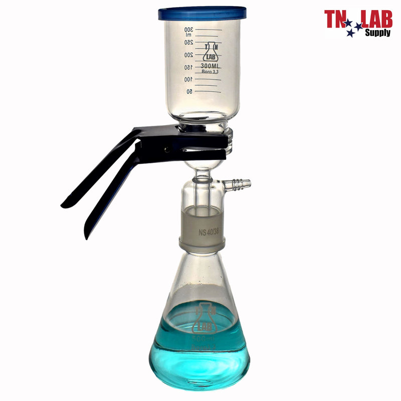 TN LAB Supply Filter Apparatus Kit Frit Filter Borosilicate Glass 500ml