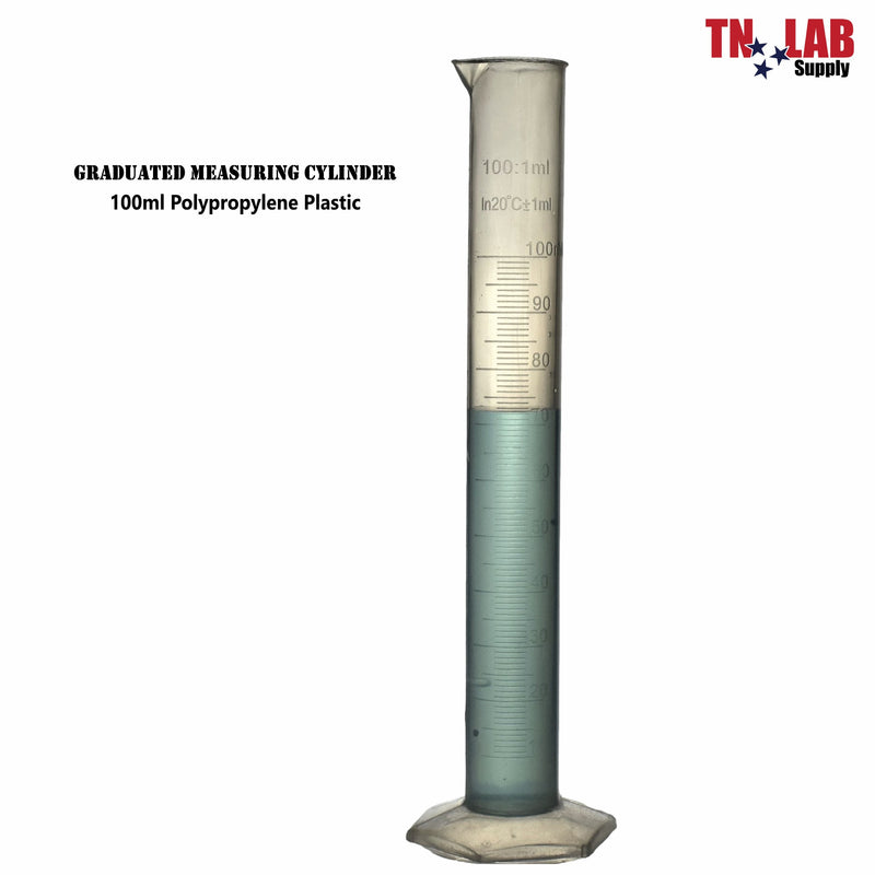 TN LAB Graduated Measuring Cylinder Polypropylene 100ml