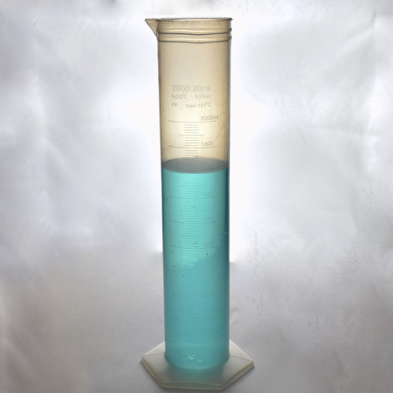TN LAB Supply Measuring Cylinder Graduated Polypropylene 2000ml