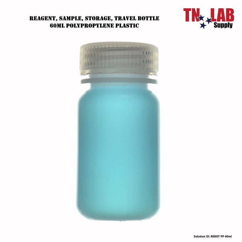 TN LAB Supply Reagent Sample Storage Bottle Polypropylene 60ml