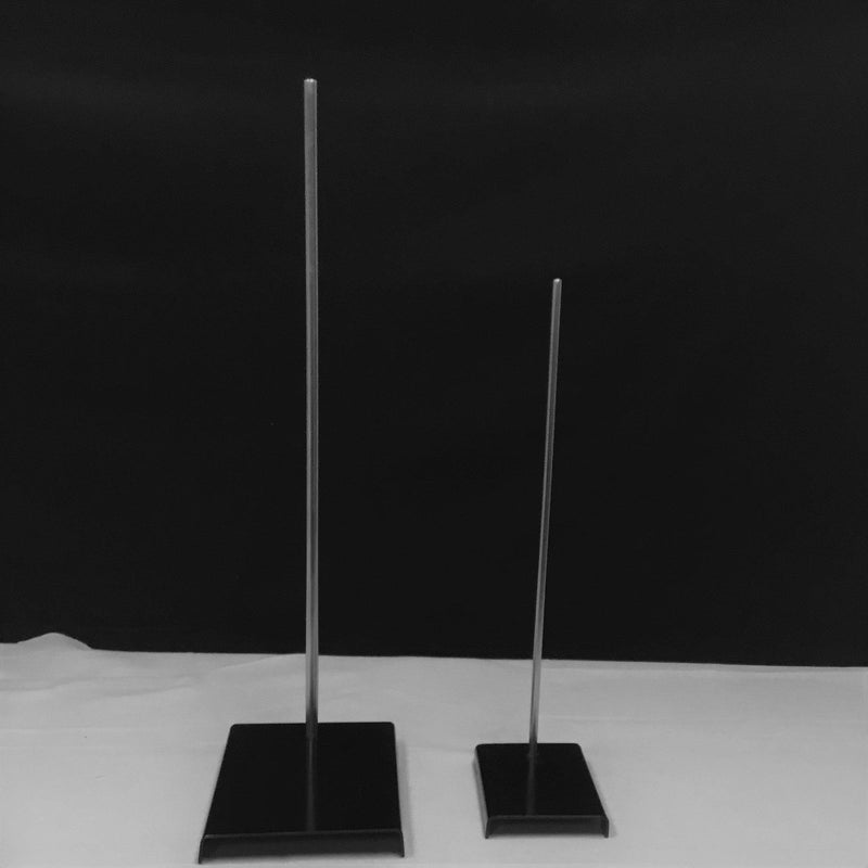 Steel Ring Stand with Base 6" x 11" and 36" x 1/2" Vertical Rod-Hardware-TN Lab Supply