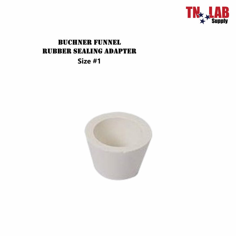 TN LAB Supply Buchner Funnel Filter Flask Sealing Adapter Size 1t