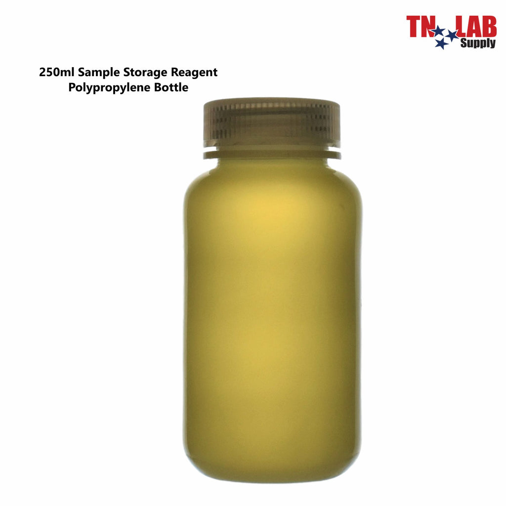 10PCS 250ml Round Bottles HDPE Material Airtight Sealing Storage Container  for Reagent Liquid Food Grade Sample Bottle