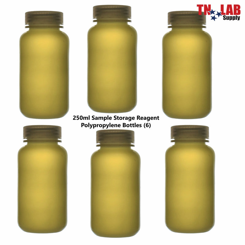 TN LAB Supply Reagent Bottle Polypropylene 250ml x6