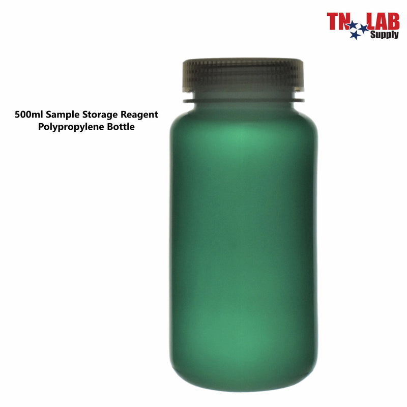 TN LAB Supply Reagent Sample Storage Bottle Polypropylene 500ml