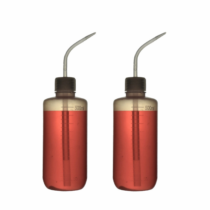 Wash Bottle 500ml LDPE Lab Flask Cleaning Spray Bottle 2-Pack or 6-Pack